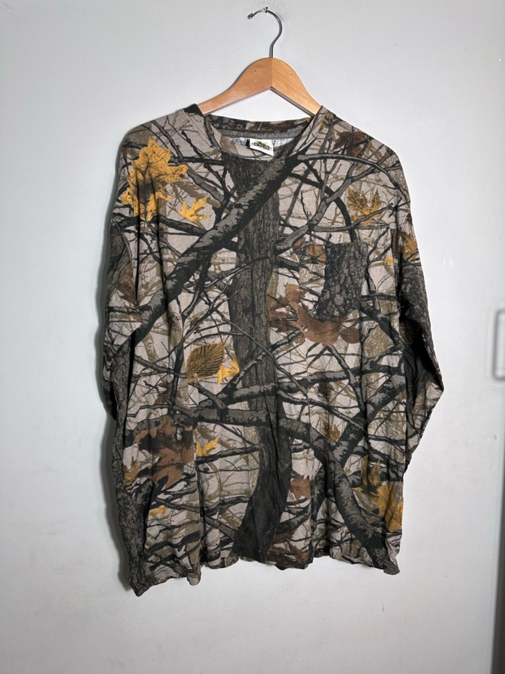 Woodland Camouflage Long-Sleeve Shirt - Skyline
